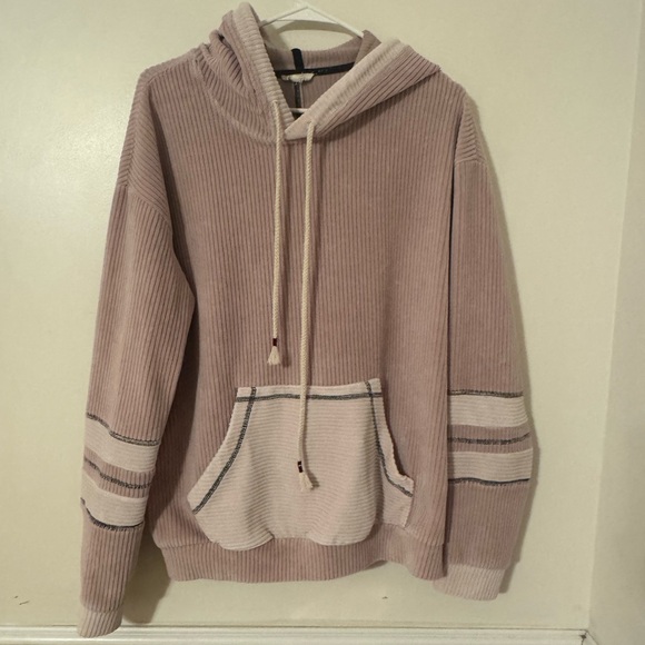 POL Tops - POL Mauve/Pink Hooded Sweatshirt size medium